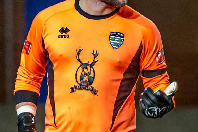 Blues keeper Shane Bland made several fine saves in the loss at Stafford.