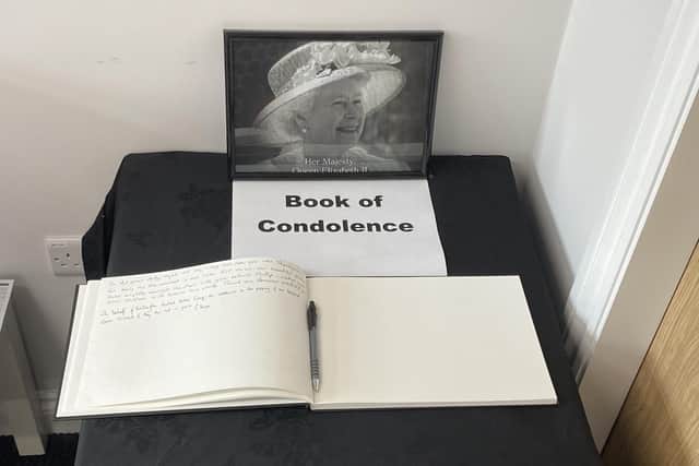 Bridlington Town Council Book of Condolence