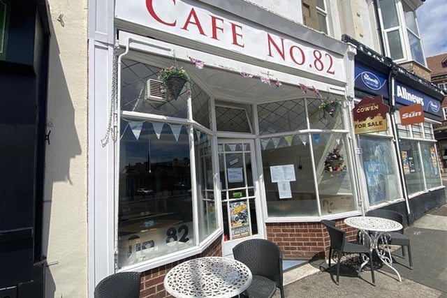 Cafe No.82, located in Scarborough, is for sale with Ernest Wilson Business Agents with an asking price of £9,950.
