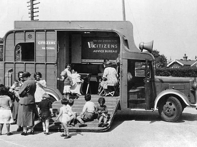 The original Citizens Advice van