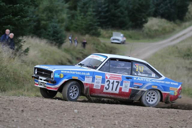 Pickering's David Brown in action at the 2023 Trackrod Rally Yorkshire. Photo by pro-rally.co.uk