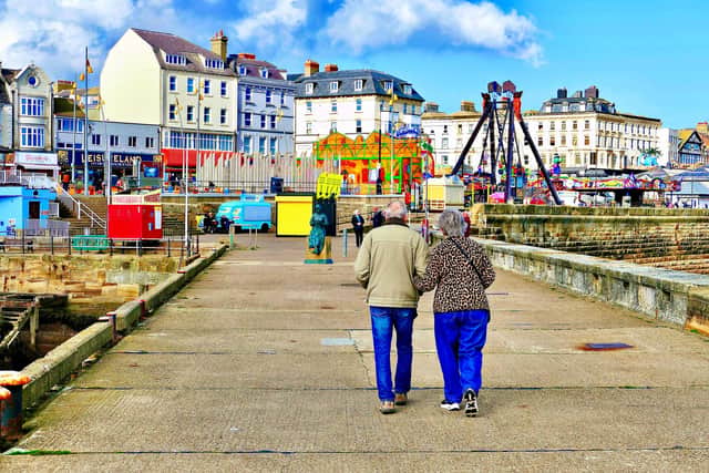 North Pier, Bridlington. Image by Aled Jones.
