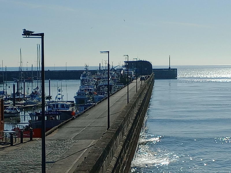 Ollie Appleby snaps a quiet south pier early in the morning.