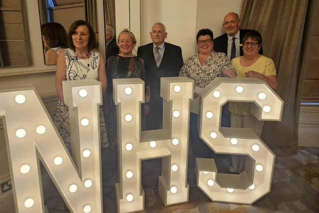 York and Scarborough Teaching Hospitals NHS Foundation Trust Staff celebrate their long service in t