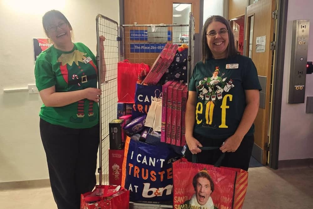 The foundation provides seasonal gifts to seriously ill children in hospital.