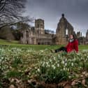Spring is just around the corner at Fountains Abbey near Ripon in North Yorkshire and at the start of February visitors to the National Trust site are able to view the thousands of snowdrops growing in drifts around the abbey and woodlands