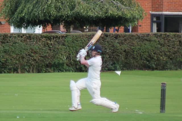Chris Bilton hit 56 not out as hosts Woodhouse Grange CC saw off Scarborough CC by eight wickets. PHOTO BY PHIL GILBANK