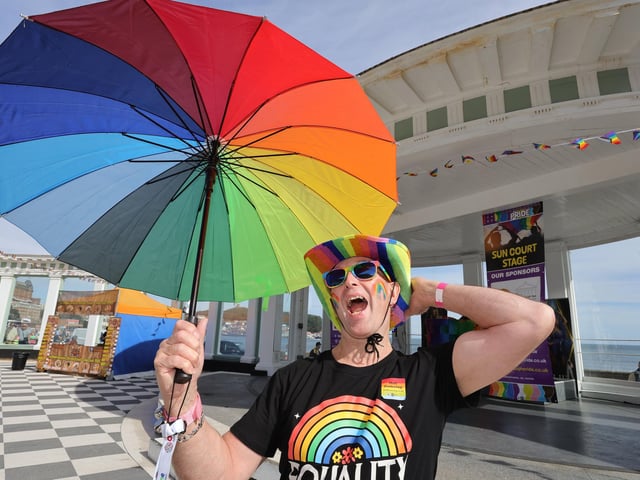 Lovely colourful rainbows could be seen all over Scarborough!