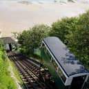 Scarborough Spa Cliff Lift.  Courtesy North Yorkshire Council.