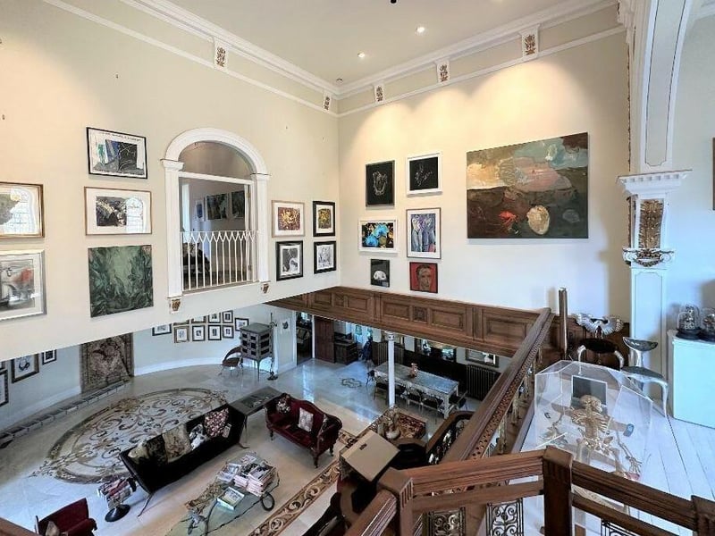 A gallery view of the ground floor interior.