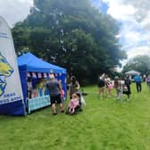 The Scarborough Lions were at the Westway open arms family fun day last Saturday fundraising.