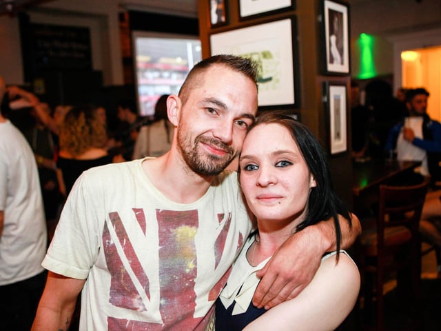 James & Chelsea in the Waterhouse