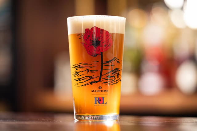 Get your hands on a limited-edition poppy pint glass in 20 pubs in North ...