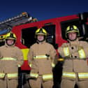 Fire Station Crew Members at the ready Rich Hodgson,Ross Flinton,and Martin Imeson
