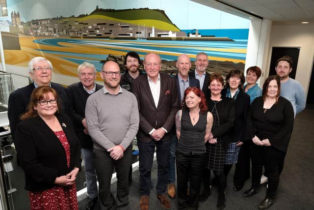 Members of the Scarborough Town Board, which will oversee a £20 million investment to help to transform the seaside resort over the next decade.