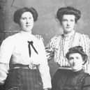 Four of the Bowes sisters, from left: Francis, Hannah Elizabeth, Mary, Jane Ann (seated).