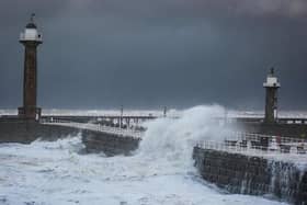 Whitby and Bridlington to be affected by the flood warnings issued today by the Environment Agency. Credit: Ceri Oakes
