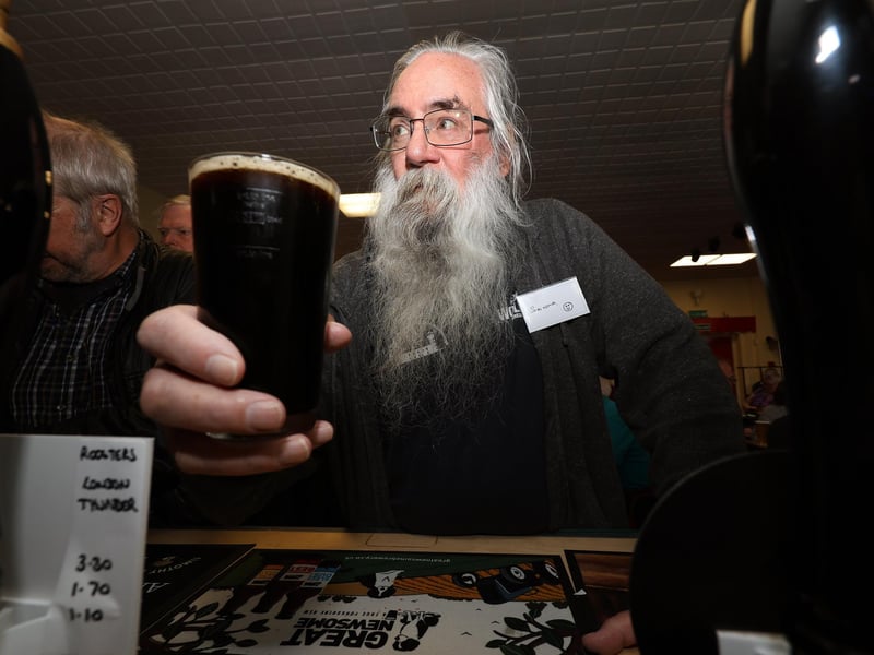 Sampling one of the ales