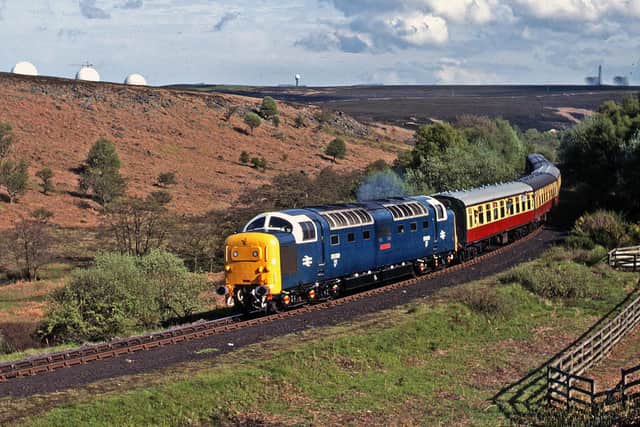55009 at Ellerbeck, near Goathland, in 1983.picture: John Hunt.