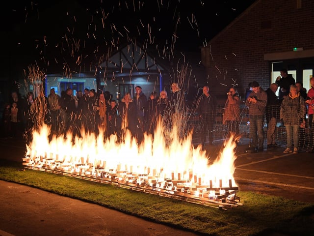 Lighting the fire