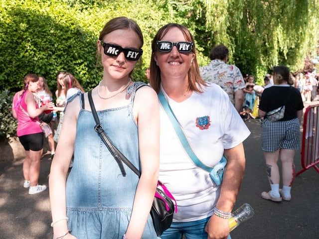 McFly fans looking forward to the concert. photo: Cuffe & Taylor