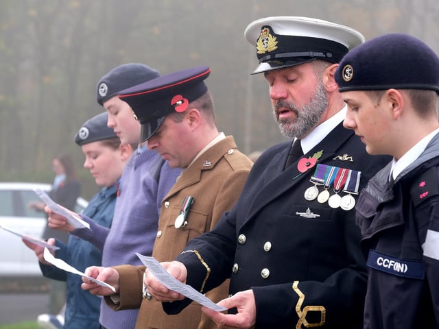 Following the service