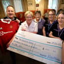 Montrosa present a cheque to The Salvation Army!