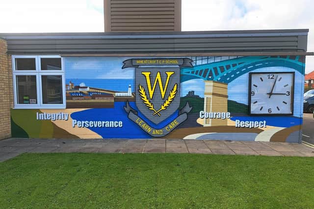 The finished mural