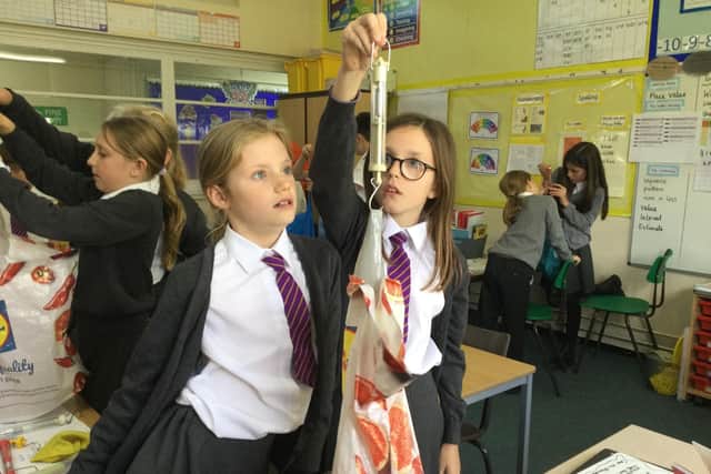 Year Five children have also been learning about forces