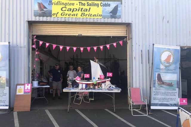 Bridlington Sailing Coble Preservation Society’s Beck Hill workshop.