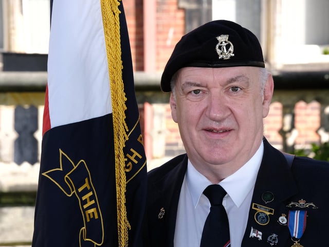 Chris Hall secretary of the Royal Naval Association.