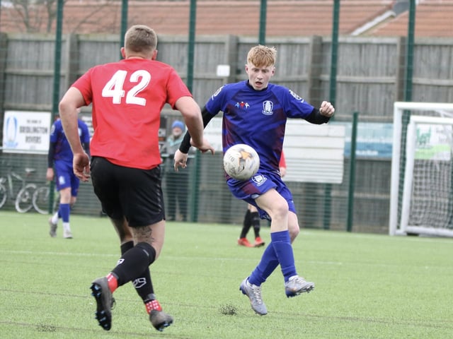 The home side in possession.