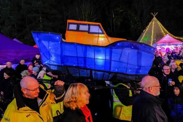 The Lifeboat Lantern brought a smile to the crowd's faces