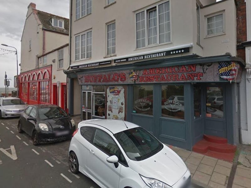 Buffalo's American Restaurant is located on Regent Terrace, Bridlington. One Tripadvisor review said "The food is nice, lovely loads of the food, good food and drink menu. Typical American diner with lots of choice. Need to book in advance for night time as gets very busy!"