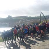 Some of the participants at the beginning of the walk. Image: Cleveland Mountain Rescue Team