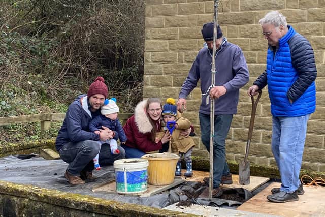 Tree planted at Littlebeck, near Whitby, to mark the Queen's platinum jubilee and the King's Coronation.