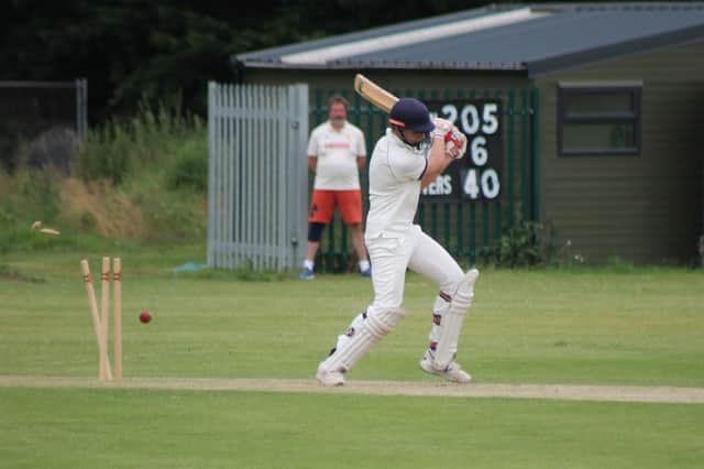 Melbourne claimed three wickets in the final over at Pocklington 3rds at Burnby Lane, but Pock went on to win by 57 runs. Photo by Phil Gilbank