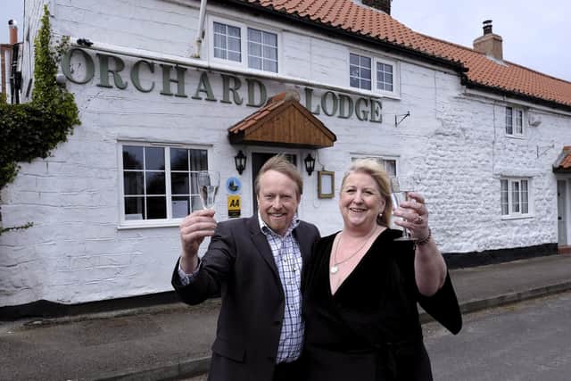 Orchard Lodge owners Andrew and Lucinda Jenkins have opened Wolds Restaurant