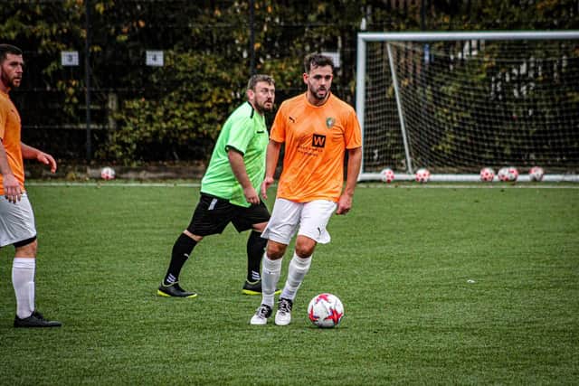 Joe Danby netted a double as Edgehill booked their place in the NRCFA Saturday Challenge Cup final with a 5-3 semi-final win at Hamilton Panthers.