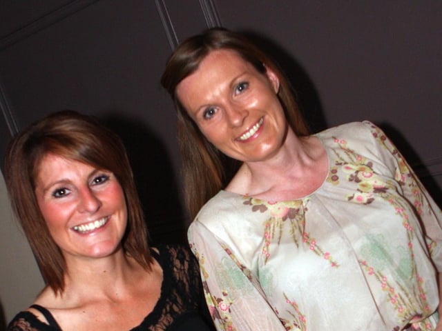 Tracey and Katie in Snowy's