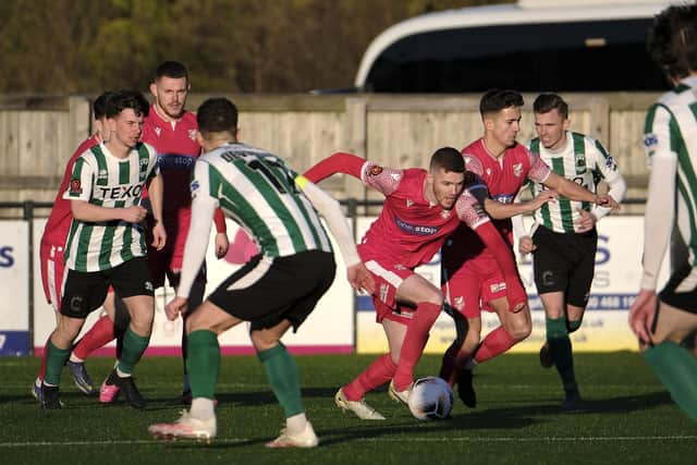 Kieran Glynn will aim to shine for Boro at King's Lynn Town this Saturday PHOTO BY RICHARD PONTER