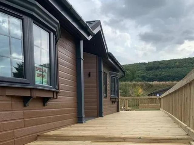 This two bedroom lodge is currently for sale with ParkMove for £164,995.
