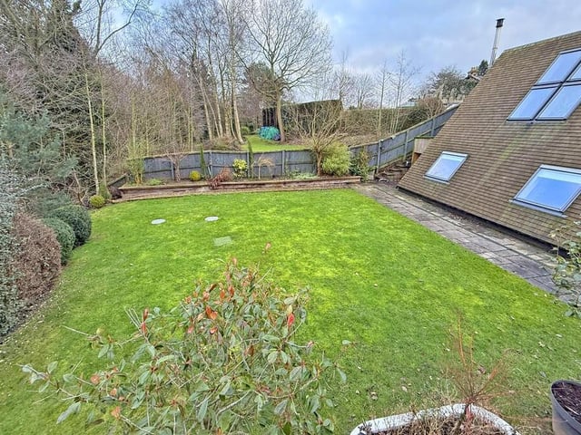 This stretch of lawn forms part of the garden.