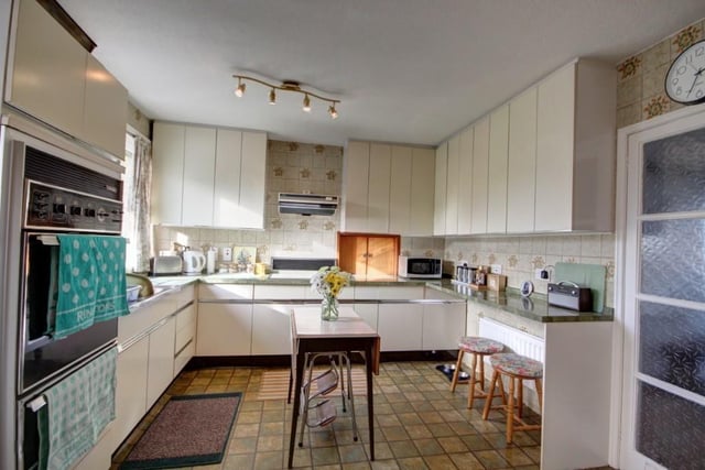 The breakfast kitchen within the Whitby bungalow for sale.
Contact Richardson and Smith on 01947 602298.