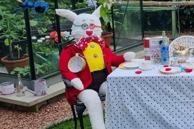 Time for tea at East and West Ayton Scarecrow Festival