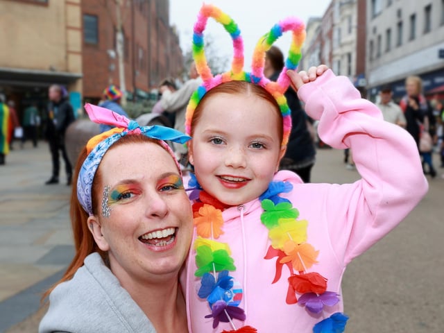 Young and old alike gathered for the parade
