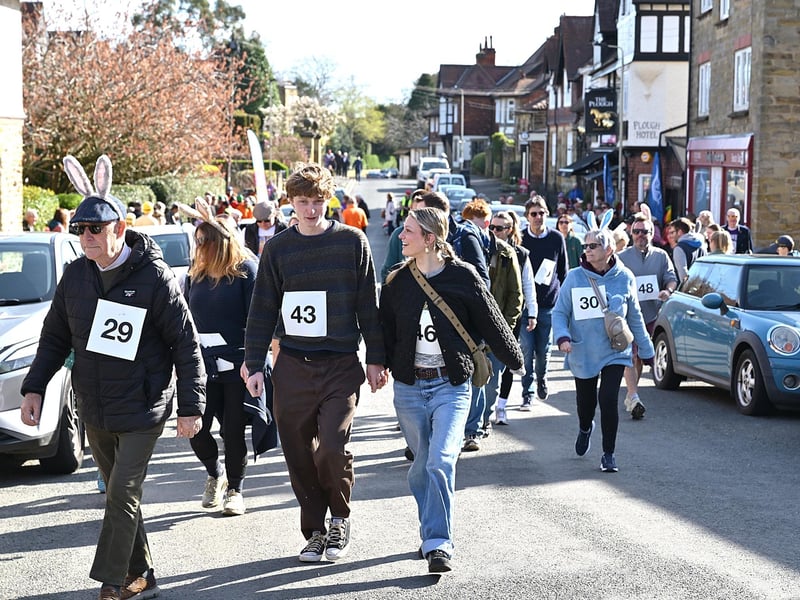 Hundreds of people joined this year's walk