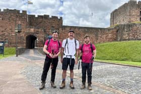 Jack Wray took part in the Henshaws Hundreds Challenge, walking the Cumbria Way for his sister Daisy