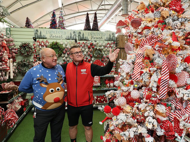 Staff are ready for Christmas to begin. Picture: Richard Ponter
