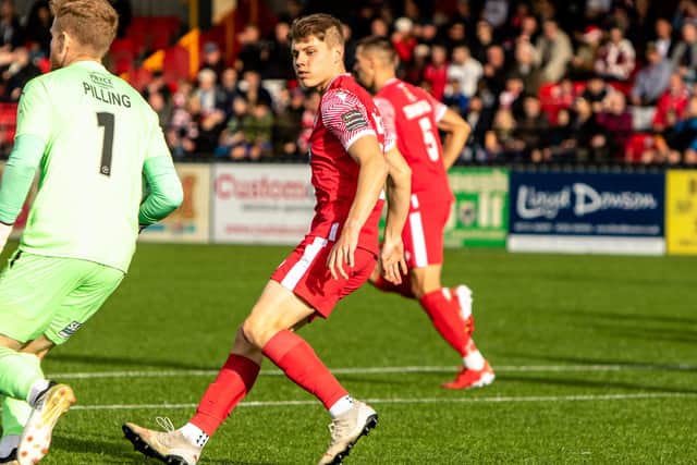 Ciaran McGuckin scored both goals as Boro drew 2-2 at Boston United
